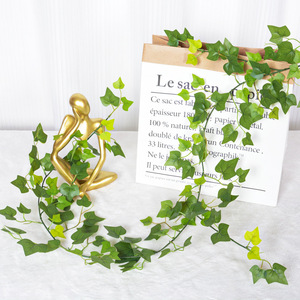 Recommander des feuilles de verdure en soie artificielle réaliste branche faux Yaleen 130cm tiges de feuilles de <span class=keywords><strong>patate</strong></span> <span class=keywords><strong>douce</strong></span> verte pour la décoration de la maison - Product Image 1