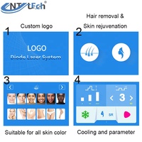 Épilateur Laser Diode 808 nm Permanent Portable à Usage Domestique pour le Corps et le Visage