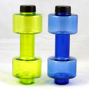 2020 nouvelle Arrivée Produit Nouveau design en plastique haltère forme bouteille de sport tritan sport bouteilles d'<span class=keywords><strong>eau</strong></span> - Product Image 5