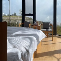 Maison-capsule spatiale de luxe, cabane mobile, prix bas, haute qualité, certifiée CE, garantie 10 ans, étanche, design moderne en acier