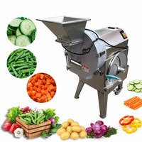 Commerciële automatische groentesnijder met één mes en motor voor restaurants - Hoge efficiëntie snijmachine