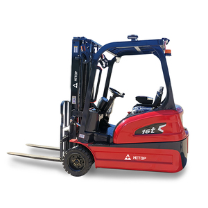 Carretilla elevadora eléctrica para pasillo estrecho, Mini carretilla elevadora de 3 ruedas de 1,5 toneladas y 2 toneladas con batería pequeña - Product Image 1