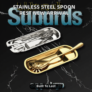 ที่วางช้อนสแตนเลสและที่หนีบหม้อ SYL รุ่นใหม่ ที่วางอุปกรณ์ครัว - Product Image 2