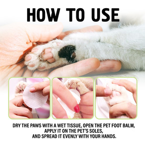 Bálsamo para Patas de Mascotas, Crema Nutritiva para el Cuidado de <span class=keywords><strong>las</strong></span> Patas de Perros y <span class=keywords><strong>Gatos</strong></span>, Protege <span class=keywords><strong>las</strong></span> Almohadillas, Previene el Agrietamiento, Humectante Totalmente Natural - Product Image 4