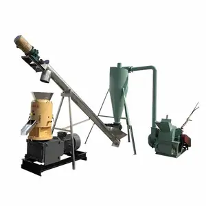 High quality wood burning pellet compressor 150-1400 kg per hour wood pellet making machine pellet machine