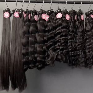 Оптовая продажа, Поставщик необработанных камбоджских волос, камбоджийские кудряющиеся натуральные волосы, большой запас 15А, курчавые волосы - Product Image 2