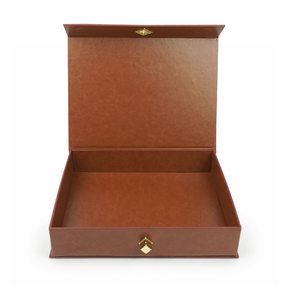 Caja de Regalo de Cuero PU Premium con Logotipo Personalizado, Cierre Metálico, Estilo Libro Rígido, Empaque de Regalo Corporativo, Fabricante OEM - Product Image 6