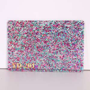 定制蓝绿色圆点和闪光铸造亚克力板8英尺X 4英尺圆点铸造亚克力板 - Product Image 3