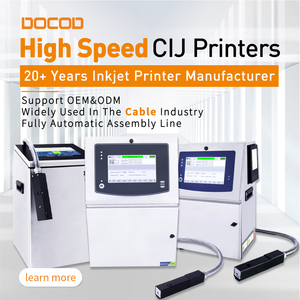 ซื้อเครื่องพิมพ์อิงค์เจ็ทแบบต่อเนื่อง DOCOD OEM/ODM รุ่น S1000 ซีรีส์ CIJ สำหรับพิมพ์ตัวอักษรขนาดเล็กและวันที่บนสายเคเบิล - Product Image 2