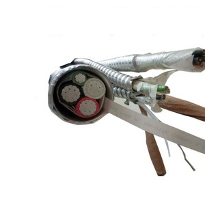 600v blindé câble THHN/THWN-2 Simple PVC/<span class=keywords><strong>Nylon</strong></span> Isotherme Vert <span class=keywords><strong>Sol</strong></span> en métal plaqué câble - Product Image 4