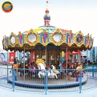 Công Viên Giải Trí Fairground Điểm Tham Quan Giải Trí Carousel Horse Trẻ Em Nhỏ Mini Cơ Khí Cổ Trẻ Em Carousel Ride