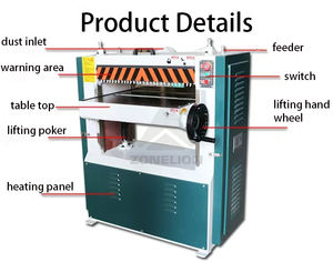 Hoch Leistungs Dicker Hobel Industrie Holz Hobel Elektro CNC Holz Schneiden Sable Polier Machine Holz - Product Image 3