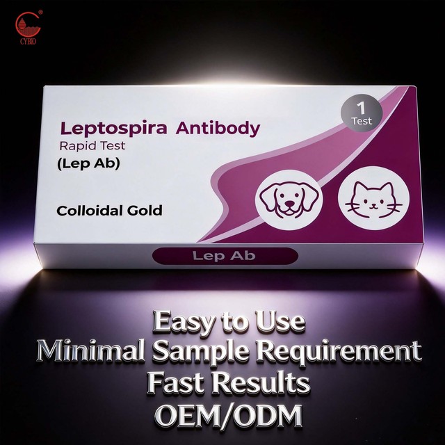 Canine Leptospira IgG IgM Rapid Test, Dual-Antibody Staging for Rainy-Season & Endemic Areas, Serum, 10-Min, Distributor Price