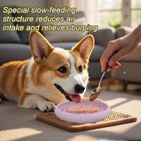 Mangkuk Makan Kucing Silikon Sarang Lebah Khusus dengan Dua Ukuran, Mangkuk Makan Anjing Silikon Sarang Lebah untuk Anak Anjing, OEM, Mangkuk Makan Anjing Silikon Sarang Lebah