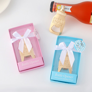 Bottle Opener Pink And Blue Zinc Alloy Portable Beer Opener <b>Thank</b> You Gifts Party Favors - Product Image 1