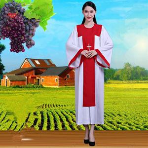 Venta caliente de alta calidad de <span class=keywords><strong>manga</strong></span> larga mate púlpito clero batas coro Batas - Product Image 5