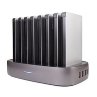 WST nouvelle technologie 2023 8000mah quatre USB station d'accueil pour smartphone à charge multiple pour la location