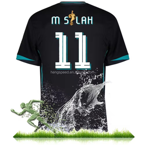Camiseta de Fútbol para Aficionados de Salah 11, Uniforme de Visitante del <span class=keywords><strong>Liverpool</strong></span> 24/25 para Hombre - Product Image 1