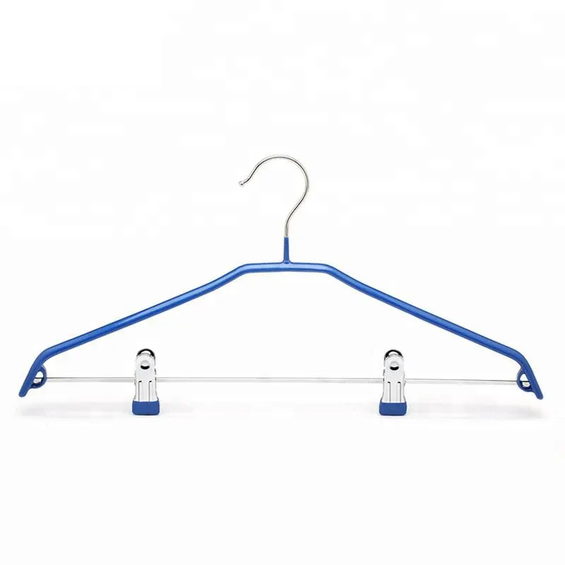 Assessed Supplier LINDON Blue PVC Coated Heavy Duty Laundry Drying Racks Metal Hangers