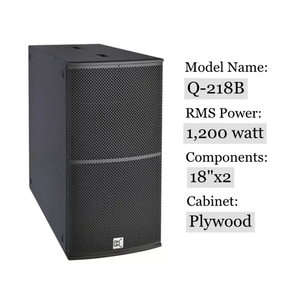 1000watts Subwoofer +intelligent Home <b>Systems</b>\stage Sound <b>System</b> for Club Q-218B Sub Bass Q-218B - Product Image 4