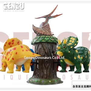 Paseos en <span class=keywords><strong>tren</strong></span> eléctrico de dinosaurio a la venta para Parque de Atracciones escolar y actividades de ocio - Product Image 2