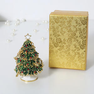 Caja de Joyería con Bisagras en Forma de Bola, Pintada a Mano, con Diseño de Animales, Ecológica, de Cristal, para Regalo de Navidad y Decoración del Hogar - Product Image 6