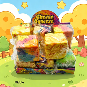 Various Shaped, Multi-colored square Maltose Squeeze Stress Relief Toys, Slow Rebound <b>Squishy</b> Toys - Product Image 1