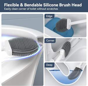 Brosse de nettoyage intelligente à injection automatique par pression avec distributeur de savon pour la vaisselle et le nettoyage de la cuisine - Product Image 2