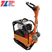 Compacteur de sol manuel Honda 6,5 CV, diesel/essence, hydraulique, réversible, à moteur vibrant autoporté