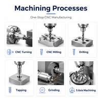 Plaque de support en acier inoxydable et aluminium usinée sur mesure par CNC, service d'usinage de pièces métalliques de précision