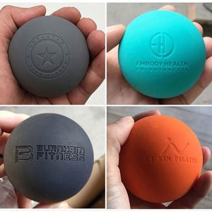 Custom LOGO Printed Eco-Friendly Rubber Muscle Knots Yofascial Release Yoga Trigger Point <b>Therapy</b> Massage Lacrosse Ball - Product Image 6