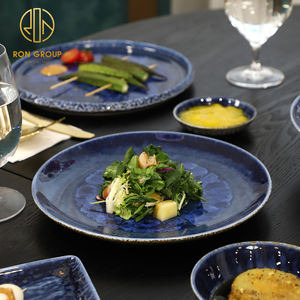 Vaisselle en porcelaine commerciale vintage, vaisselle <span class=keywords><strong>de</strong></span> table, assiette à steak/dessert <span class=keywords><strong>de</strong></span> 9,5/11,5 pouces pour restaurant, couverts <span class=keywords><strong>de</strong></span> dîner commerciaux - Product Image 4