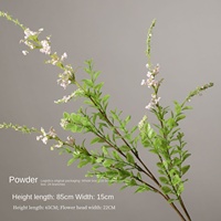 Plantes décoratives artificielles en soie Salvia, style européen, imperméables, décoration intérieure, fleurs de mariage, arrangement floral