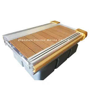 Hpde Boîte Flottante Ponton avec Mousse EPS À L'intérieur HDPE UV-Inhibiteur De Ponton en aluminium