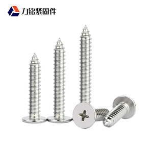 Tornillo Autorroscante de Acero Inoxidable 304 Li Ming M2 M3 M4 M8, Cabeza Plana, Cabeza Phillips, Uso Industrial - Product Image 1
