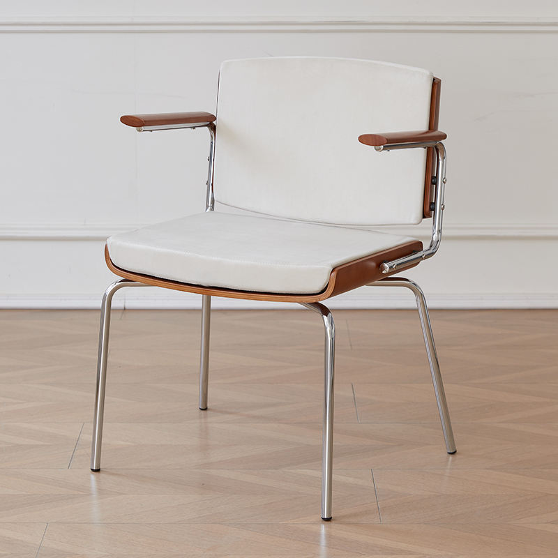 กำมะหยี่สีขาว-เก้าอี้เบอร์ลิน