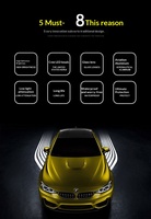 Kemauto Projecteur Laser LED Universel Effet Ailes d'Ange 5W 12V pour Éclairage de Sol et Sous-Voiture, Neuf, Accessoire pour Toutes Voitures