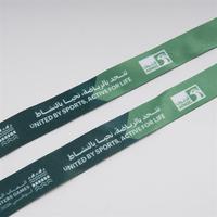 CH Wholesale Sublimation Printing Polyester Lanyards With Logo Custom Certification Keychain OEM ODM ECO Promotion Event Gifts
