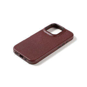 YUBO CUIR Français HAAS Caviar Vache En Cuir Téléphone Cas Magnétique Téléphone Cas Véritable Vache En Cuir Retour Cas pour <span class=keywords><strong>iPhone</strong></span> 15 16 Pro - Product Image 4