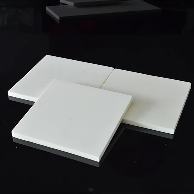 Custom Rectangular wear resistant Alumina insulation Ceramic Plate 95 al2o3 ceramic board for kiln