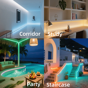 Oem ODM RGBW LED Strip ánh sáng 5050 120LEDs/M 24V RGB + Warm trắng 4-in-1 linh hoạt LED Tape Ribbon Lights IP20 IP65 IP67 - Product Image 5