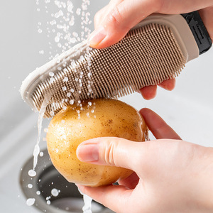 Fruit And Vegetable Cleaning Brush Flexible Multi Function Kitchen Tool For Potatoes Vegetables And Fruits - Product Image 2