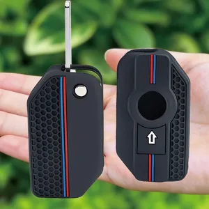 Funda de silicona para llave remota, llavero, carcasa protectora para BMW <span class=keywords><strong>K</strong></span> <span class=keywords><strong>1600</strong></span> B GT GTL R 1250 GS Adventure S1000 R XR 2021 <span class=keywords><strong>2022</strong></span> - Product Image 4