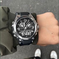 Jam Tangan Pria Digital LED Tahan Air Gaya Fashion, Grosir Pabrik Jam Tangan Olahraga untuk Pria