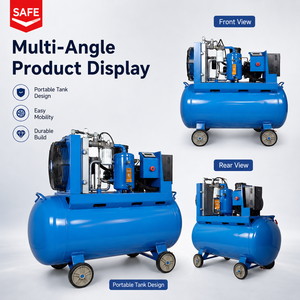 Compresseur d'air horizontal à vis de 7,5 kW et 8 bars pour atelier pneumatique - Product Image 3