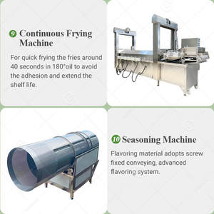 Nueva Línea de Producción de Papas Fritas y Plátanos Frescos Totalmente Automática de Alta Productividad de China - Product Image 6