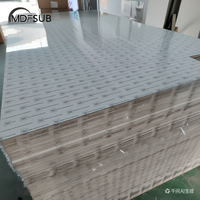 Sous-plats écologiques et conformes REACH en MDF par sublimation, ronds modernes de 4 mm, 17x17 cm, réutilisables avec base en liège, 14Y Factory CARB P2 SEDEX MDFSUB