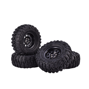 2.2 pouces Pneus En Caoutchouc et Métal Beadlock <span class=keywords><strong>Jante</strong></span> De Roue pour TRX-4 SCX10 RC Chenille RC Voiture - Product Image 2