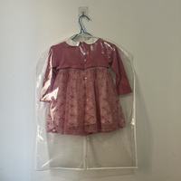 Petit sac de costume en PVC PEVA transparent imperméable personnalisé sac de vêtements pour enfants sac de danse transparent pour enfants