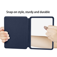 Étui pour Kindle personnalisé avec fermeture magnétique, fonction de réveil et de mise en veille automatique, boucle détachable, étui pour Kindle en similicuir